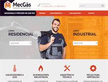 Tablet Screenshot of mecgas.com.br